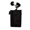 SICURIX ID Neck Pouch Badge Holder, Vertical, Adjustable Cord, 4" x 2-1/4" Insert, Black, Pack of 3 - 4 of 4