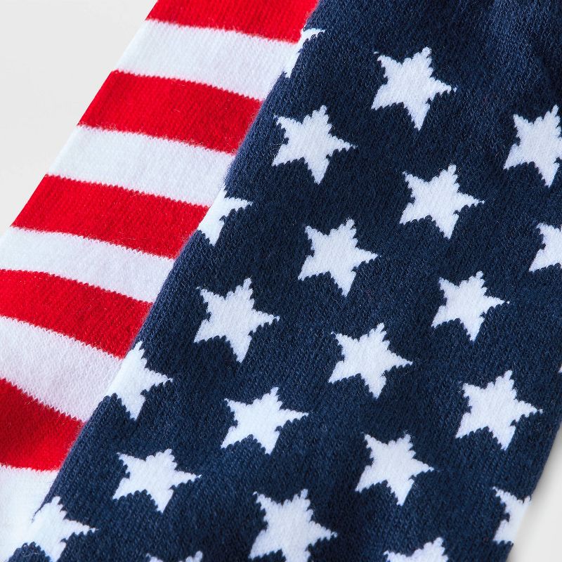 Women&#39;s American Flag Low Cut Socks - Red/White/Navy 4-10, 3 of 4