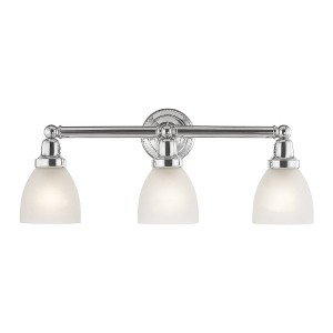 Livex Lighting Classic 3 - Light Vanity in  Polished Chrome - 1 of 1