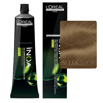 L'Oreal Pro iNOA Coloration Ammonia-Free Permanent Hair Color Dye  - Multicolored Loreal Haircolor Cream
