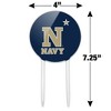 US Naval Academy Primary Logo Acrylic Cake Topper Party Decoration for Wedding Anniversary Birthday Graduation - 2 of 4