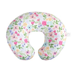 Boppy Nursing Pillow Original Support, Watercolor Flowers - 1 of 4