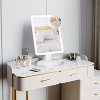 FUNTOUCH Large Lighted Vanity Makeup Mirror with 88 LED Lights 360 °Rotation Touch Screen 10X Magnification Tabletop Mirror - 2 of 4