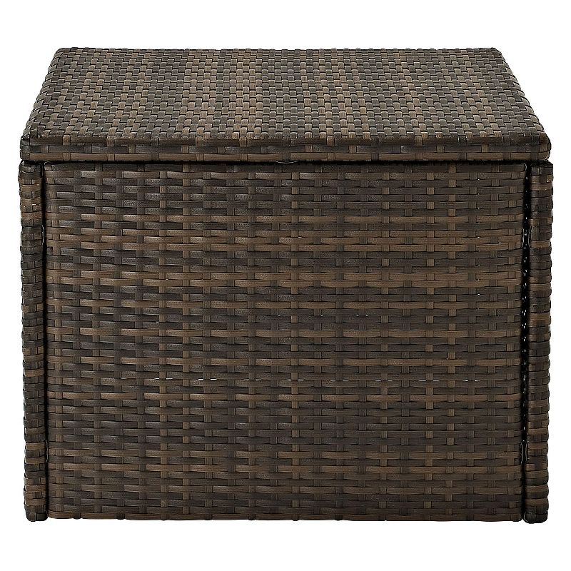 Outdoor Wicker Coffee Sectional Table - Brown, 1 of 5