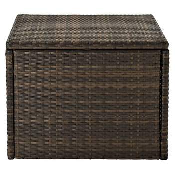 Outdoor Wicker Coffee Sectional Table - Brown