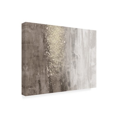 Trademark Fine Art-Jennifer Goldberger 'Glitter Rain Ii' Canvas Art