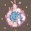 Women's Design By Humans Rabbit Hole By Chofy87 Racerback Tank Top - 2 of 3