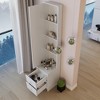 ORRD 63'' Full-Length Mirror Cabinet with Multi-Layer Storage, Freestanding or Vanity Add-On - 3 of 4