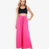 Anna-Kaci Women's High Waist Wide Leg Palazzo Pants With Drawstring Waist And Relaxed Fit - 3 of 4