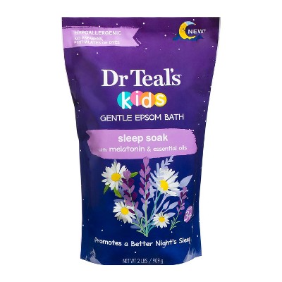 Image of Dr Teal's Kids Melatonin Gentle Lavender Epsom Bath Salt - 2lb
