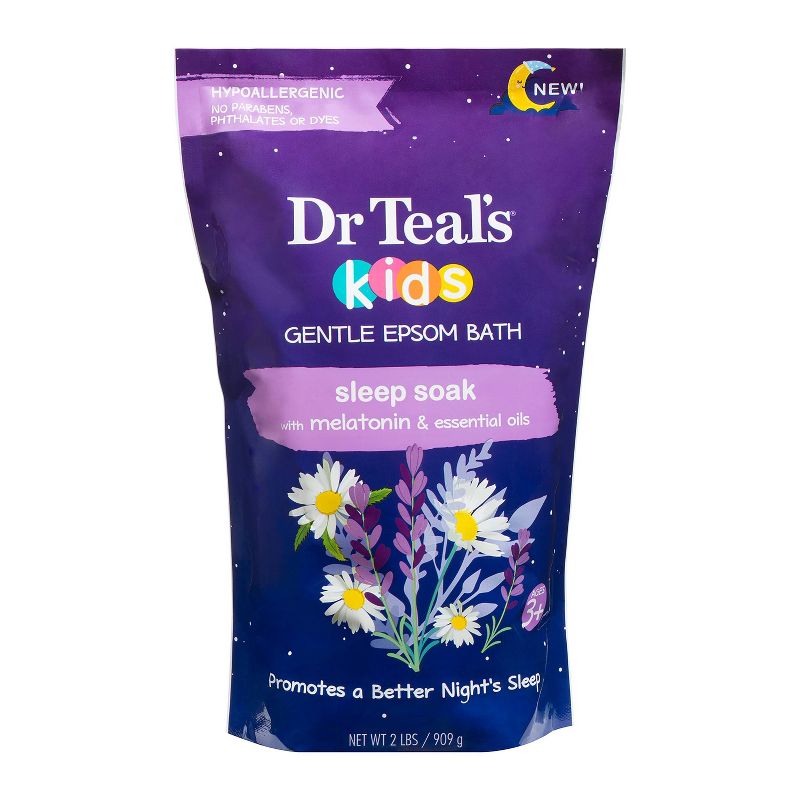 Dr Teal&#39;s Kids Sleep Epsom Salt Soak with Melatonin &#38; Essential Oils - 2lbs, 1 of 10
