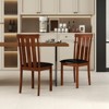 Tangkula Dining Chairs Set of 2 Dining Room Chairs w/ PU Leather Upholstered Seat - 2 of 4