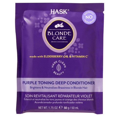 Hask Blonde Care Purple Deep Conditioner - 1.75 oz - image 1 of 3