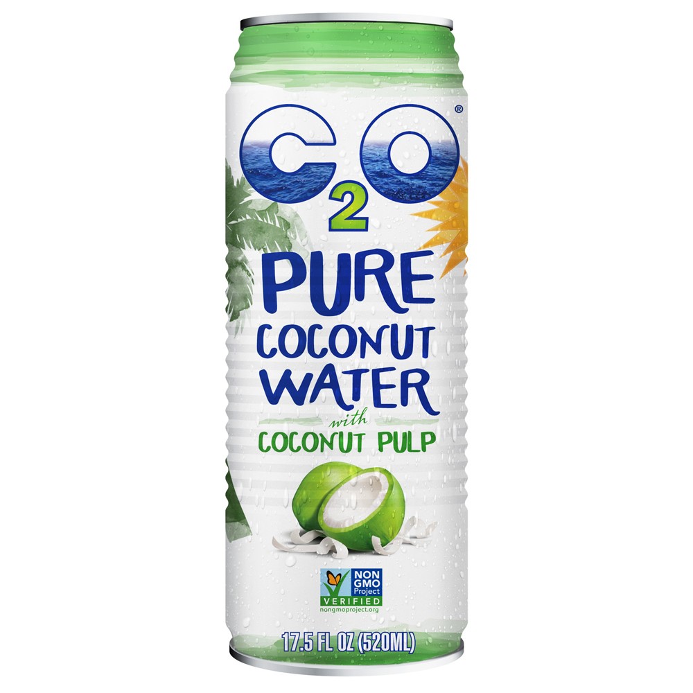 UPC 853883003022 product image for C2O Pure Coconut Water with Pulp - 17.5 fl oz Can | upcitemdb.com