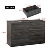 RISOKEYS Drawer Dresser Cabinet,Table Storage Cabinets,Flat out the corners of 6 Drawers,for Dining Room,Living Room,bedroom,Kitchen Hallway - 3 of 4