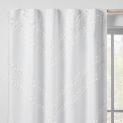 Blackout Chevron Clip Dotted Sheer Overlay Kids’ Panel – Pillowfort