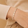 Tennis Bracelet for Women, 14K Gold Plated Cubic Zirconia Adjustable Slider Bracelets Trendy Jewelry Gift - 3 of 4
