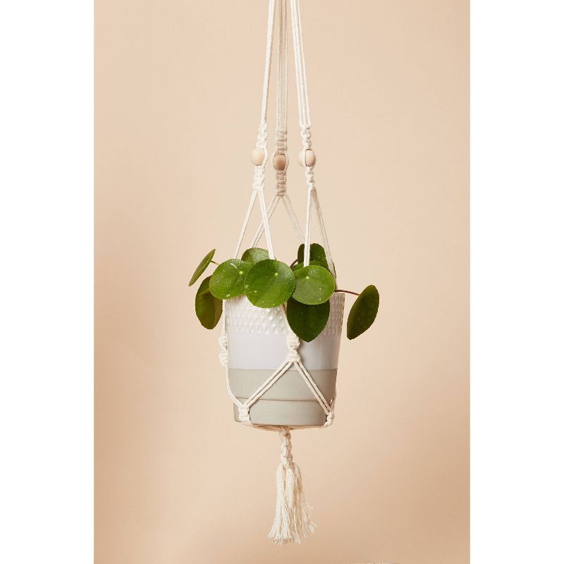 Hang Time DIY Macrame Plant Pot Hanger, 3 of 5