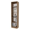 PAGED Bookshelf Wood Storage Shelves with Space-Saving Design, Bookcase for Home Office, Study - 4 of 4
