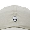 Dalix Lil Alien Embroidered Cotton Cap Outdoor Space Nature Dad Hat Mens - 2 of 4