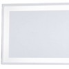 Minka Lavery Rectangular Vanity Wall Mirror Modern with LED Light White Acrylic Frame 30" Wide for Bathroom Bedroom Living Room - 2 of 3