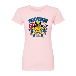 Women's - Marvel - Wolverine Doodles Fitted Graphic T-Shirt - 1 of 2