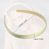 Unique Bargains Women's Fashion Solid Simple Satin Headbands 0.63" Wide 2 Pcs - image 4 of 4