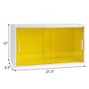 VECELO Bathroom Wall Mounted Storage Cabinet Medicine Cabinet with Sliding Doors, White - 3 of 4