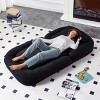 Folding Teddy Lounge Chair with 5 Adjustable Positions for Floor Gaming,Reading or Meditation-Cuddlewood - 2 of 4