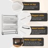 Narrow Shoe Rack Cabinet with Flip Drawers, Hidden Golden Handles - 3 of 4