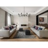 Elegant Lighting Rohan 8 light Matte Black Pendant - 2 of 4