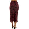 Derek Heart High Rise Maxi Skirt with Slit (Juniors & Women) - 3 of 4