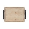 Kate and Laurel Bruillet Tray, 12x16, Brown - 4 of 4