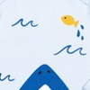 Funstuff Lion Mermaid Shark Milestone Ruler Baby Long Sleeve Swaddle Sleeper Gown Newborn to Infant  - 3 of 4