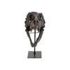 HomeRoots 12" Brown Fabric Dinosaur Tabletop Sculpture - 4 of 4