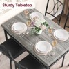 Garvee Dining Table Set, Dining Table Set: Small Rectangle Table & Chairs for Kitchens, Dining Room - 3 of 4