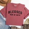 Simply Sage Market Blessed Mom of Boys Garment Dyed Tee - 3 of 4