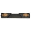 Q Power 2 Hole 12 Inch Enclosure for GMC Chevy 2007-2013 Xcab  (2 Pack) - 3 of 4