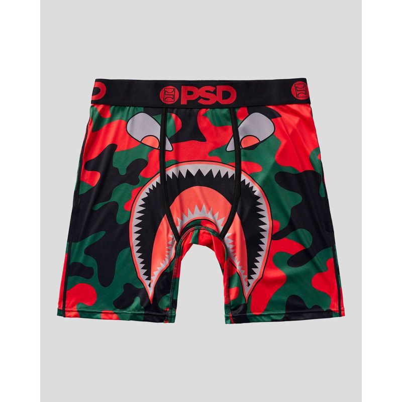 PSD Men&#39;s Warface Print Boxer Briefs 2pk - Dark Green/Red/Black, 2 of 4