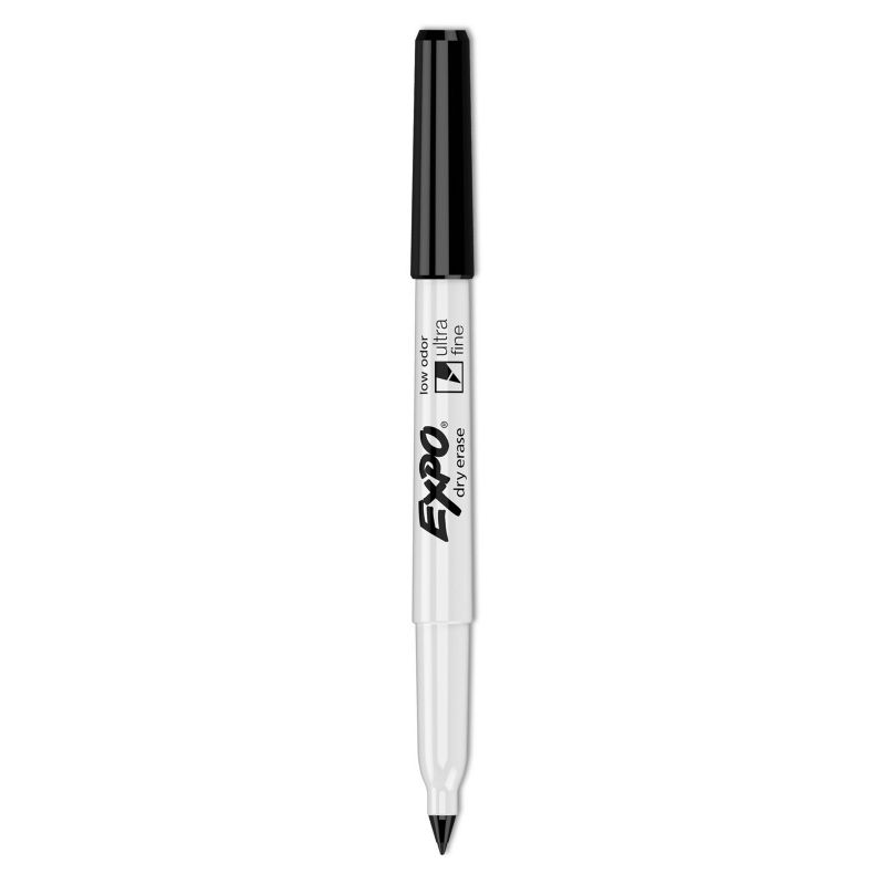 EXPO Low Odor Dry Erase Markers Ultra Fine Tip - Office Pack Black 36/Pack 2003894, 4 of 9