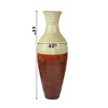 Uniquewise 43-Inch-Tall Vase, Large Floor Vase, Flower Holder, Living Room Entryway Dining Room, Red and Natural Color vase - 2 of 4