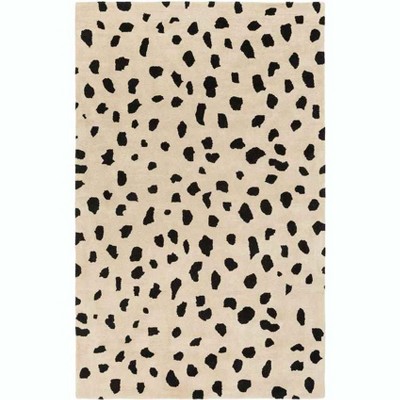 Mark & Day Sanremo 5'x7'6" Rectangle Tufted Indoor Area Rugs Beige: Modern Wool, Stain-Resistant, Pet Friendly, Handmade