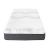 TinyHomie 12" Mattress Green Tea Gel-Infused Memory Foam Hybrid Mattress, Plush Foam Pocket Coils, Mattress in a Box, Comfortable Sleep Mattress - 4 of 4