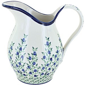 Blue Rose Polish Pottery 1160 Zaklady Pitcher - 1 of 1
