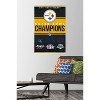 Trends International NFL Pittsburgh Steelers - Champions 23 Unframed Wall Poster Prints - 2 of 4