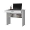 PAGED Home Office Desk 35.1" L Modern Computer Desk with Large Open Storage Shelf for Office, Study - 3 of 4