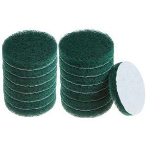 Unique Bargains Drill Cleaning Tools and Accessories Power Brush Tile Scrubber Scouring Pads 15 Pcs - 1 of 4