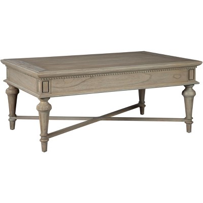 Traditional Black and Gray Rectangular Coffee Table with Storage
