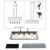 5-Light Farmhouse Chandeliers For Dining Room white(No Bulbs) - 4 of 4
