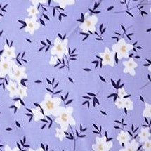 purple white floral
